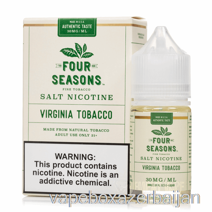 Vape Box Azerbaijan Virginia Tobacco SALT - Four Seasons - 30mL 30mg